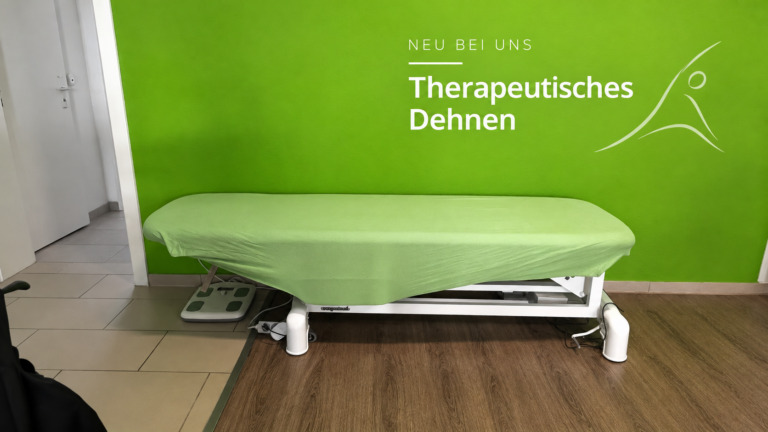 Therapeutisches Dehnen im Behandlungsraum